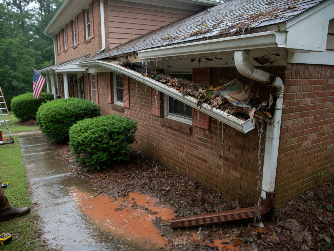 Gutter Problems After Heavy Rain: What North Carolina Homeowners Should Check