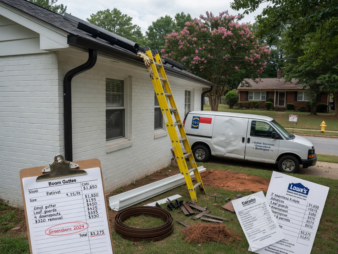 How Much Do Gutters Cost in North Carolina? Cost Breakdown