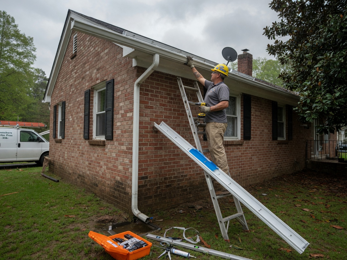 Rain Gutter Installation in Greensboro